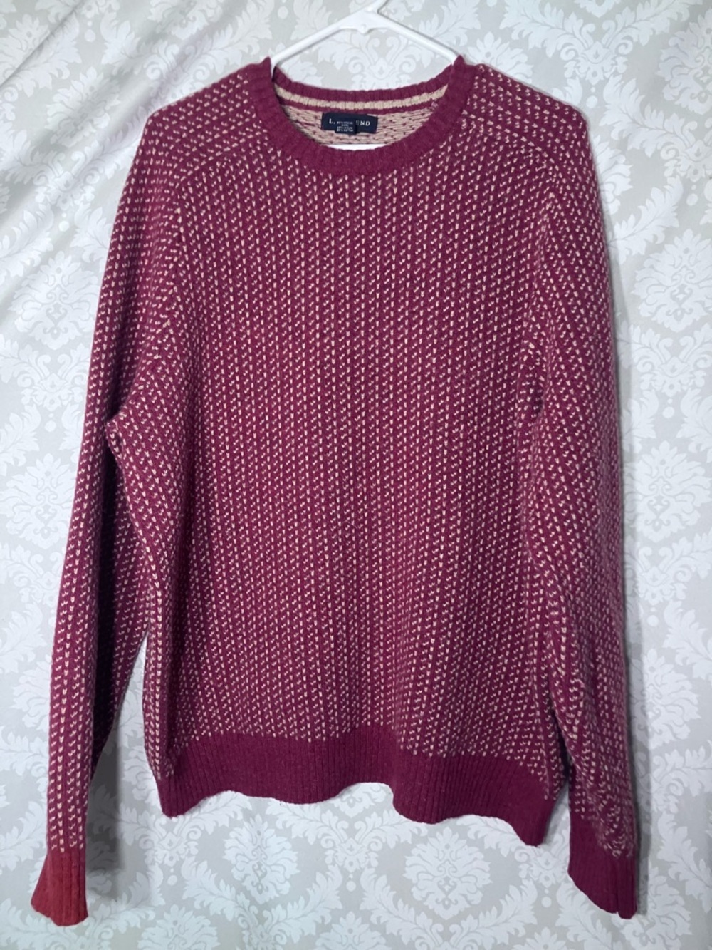 Lands’ End Mens Fisherman Sweater